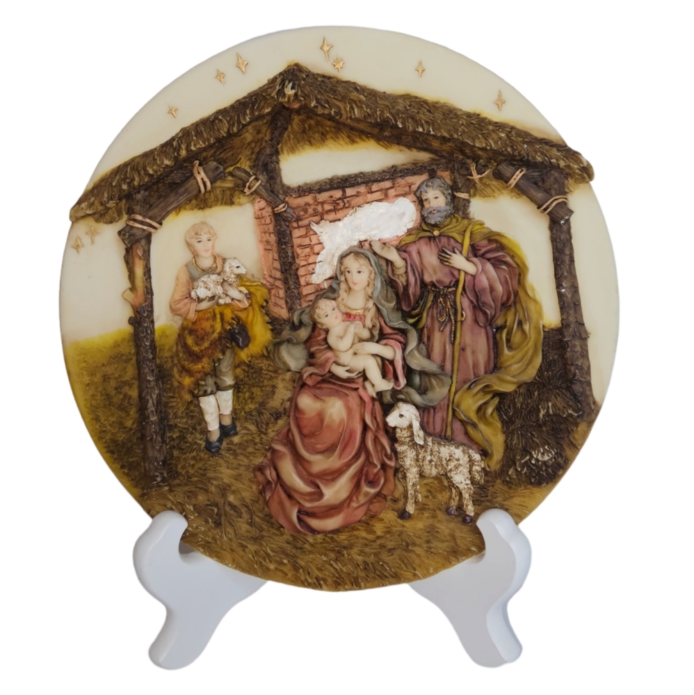 Nativity Scene 3D Plate